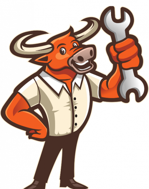 Longhorn HVAC Appliances Bull Logo